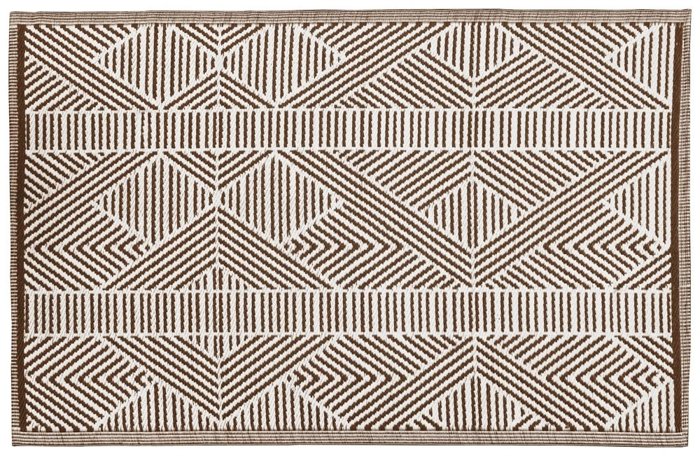 Buitenkleed AZTEC Brown - 230 X 160 Cm