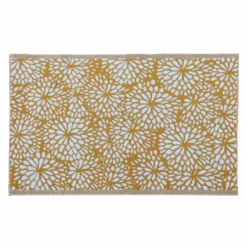 Buitenkleed Flower Geel/Groen - 120 X 180 Cm