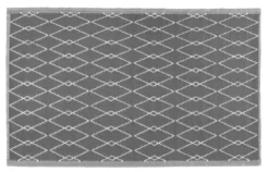 Buitenkleed MESH Dark Grey / White - 180 X 120 Cm