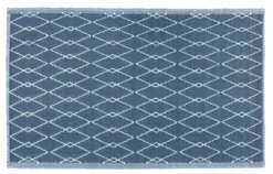 Buitenkleed MESH Royal Blue / White - 180 X 120 Cm