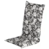 Hartman Liss Grey Hoge Rug Tuinkussen 123x50x8