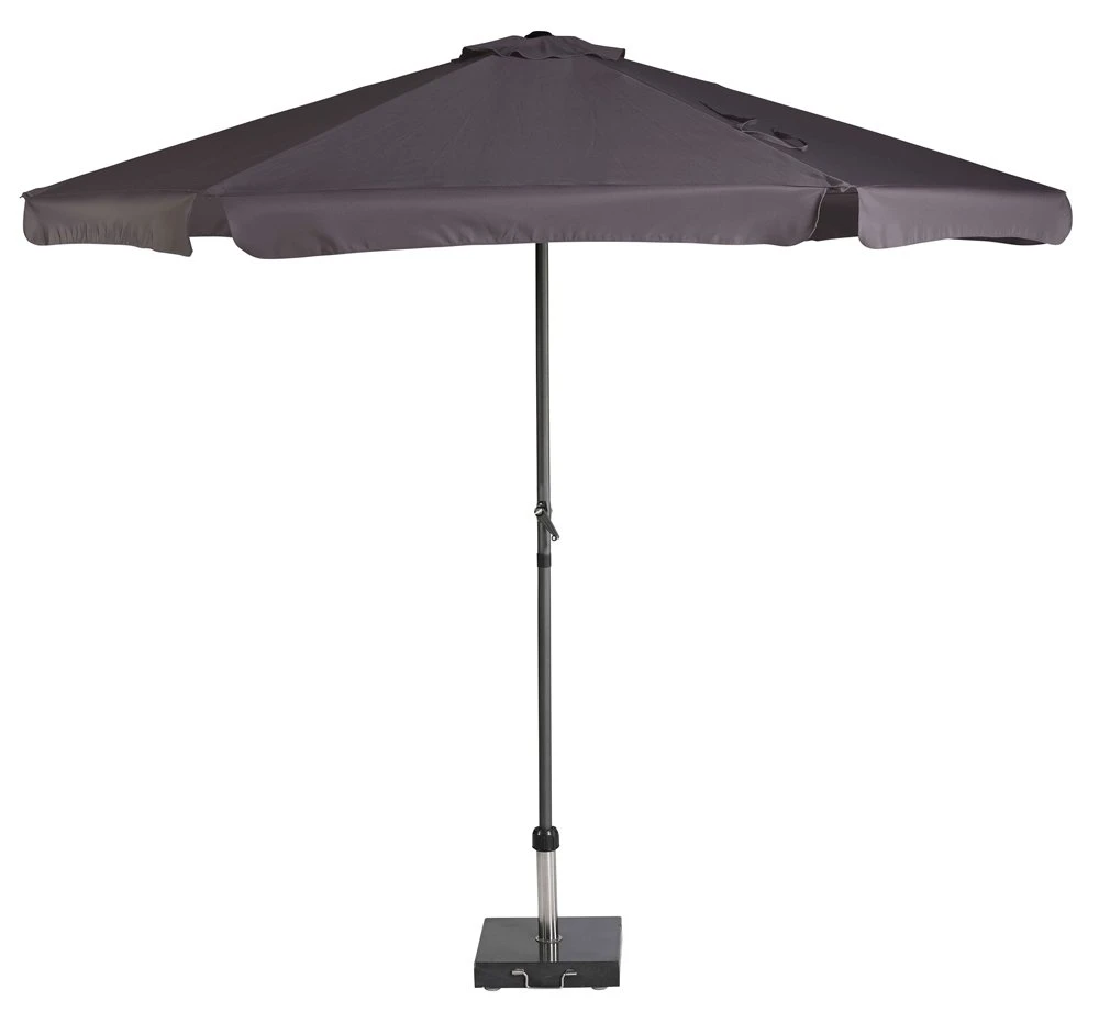 Platinum Middenstokparasol Antigua Volant Ø 300 Cm Antraciet