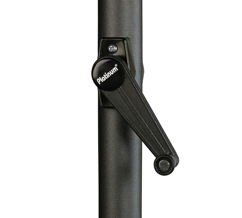 Platinum Middenstokparasol Antigua Volant Ø 300 Cm Wit - Afbeelding 2