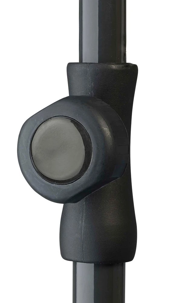 Platinum Middenstokparasol Aruba Volant Ø 200 Cm Taupe - Afbeelding 3