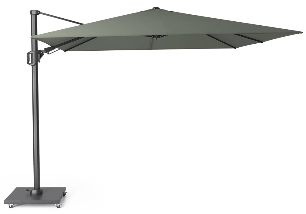 Platinum Zweefparasol Challenger T² 300 X 300 Cm Olijfgroen