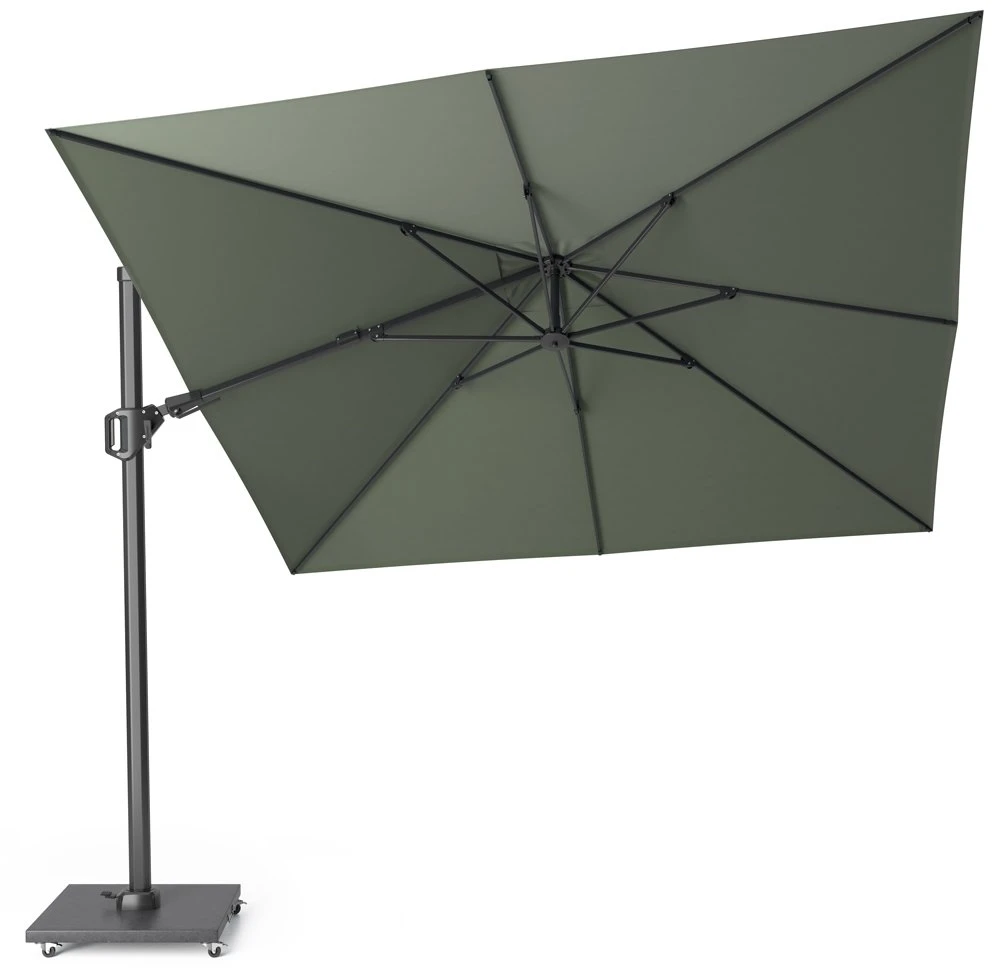Platinum Zweefparasol Challenger T² 300 X 300 Cm Olijfgroen - Afbeelding 2