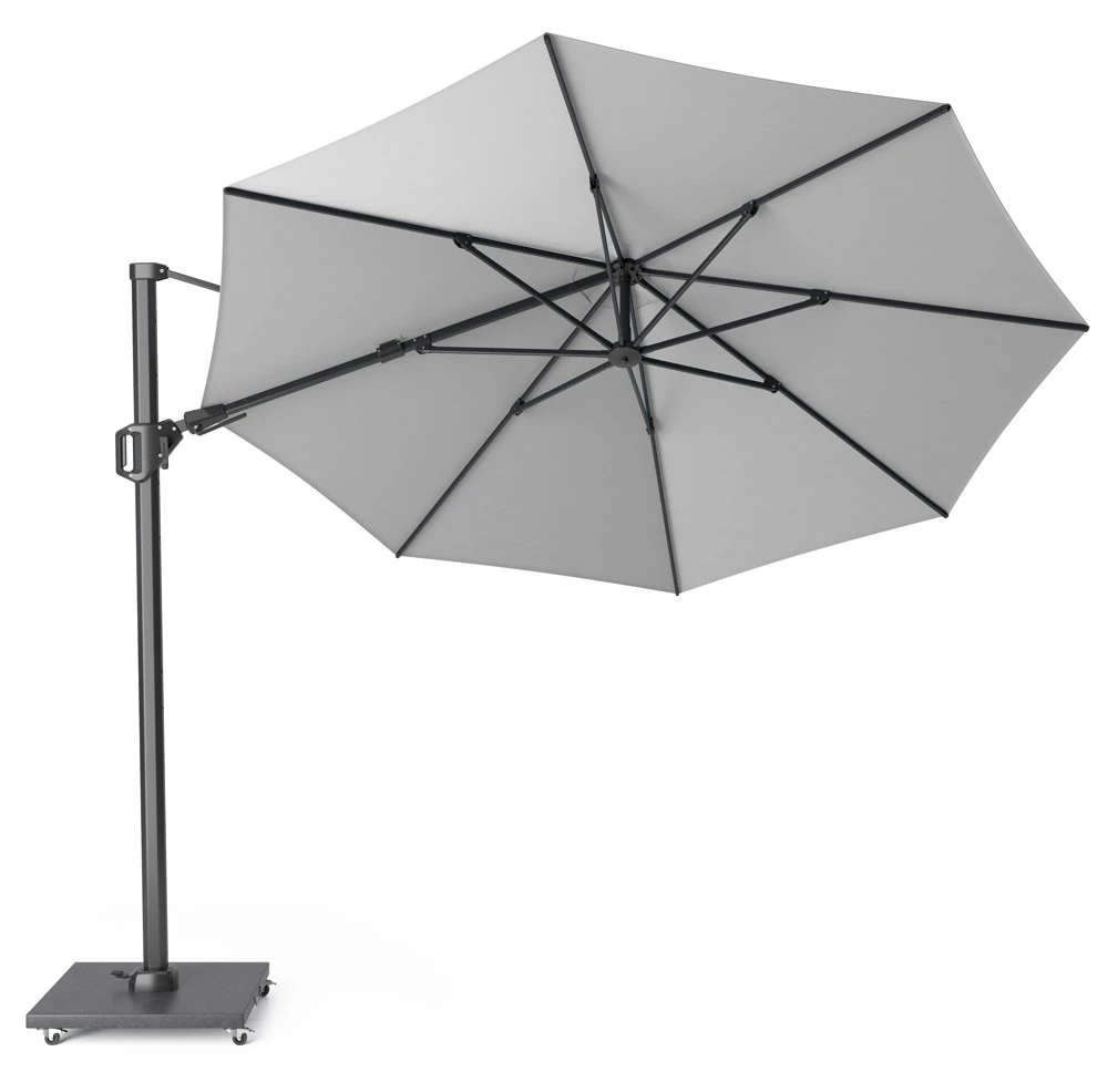 Platinum Zweefparasol Challenger T² Ø 350 Cm Lichtgrijs - Afbeelding 2