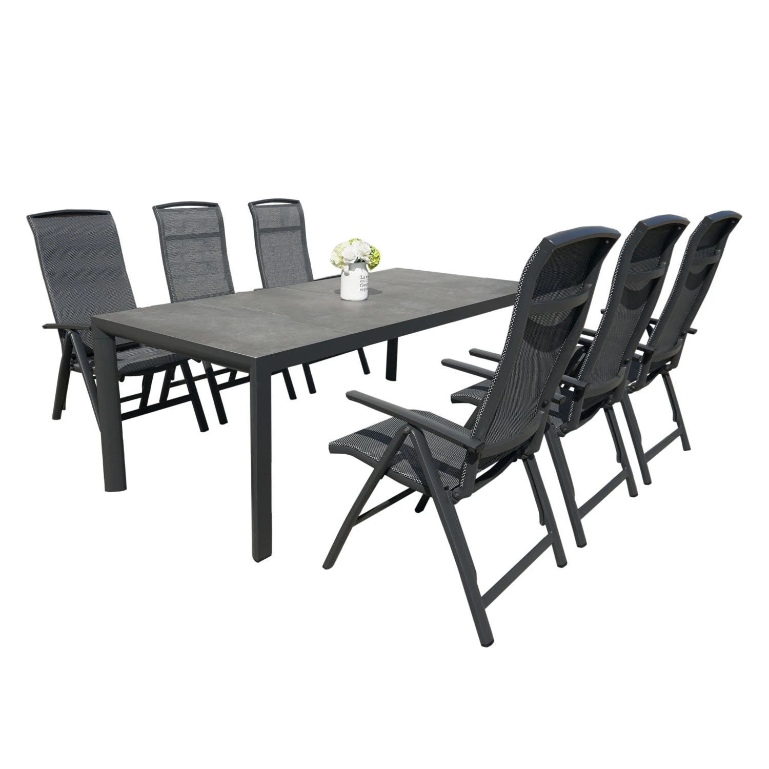 Royal Seasons LA PALMA Dining Set Met 6 Stoelen