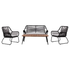 Royal Seasons NAPOLI Loungeset Zwart