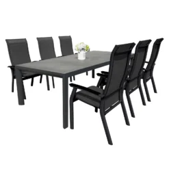 Royal Seasons PORTO Dining Set Met 6 Stoelen