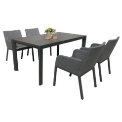 Royal Seasons RONDA Dining Set Met 4 Stoelen