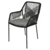 Seville Tuinstoel Zwart - 63 X 57 X 85 Cm